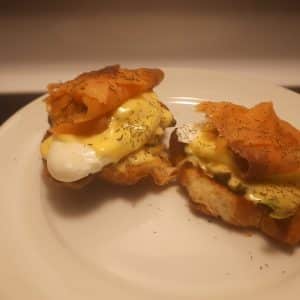 Salmon Eggs Benedict